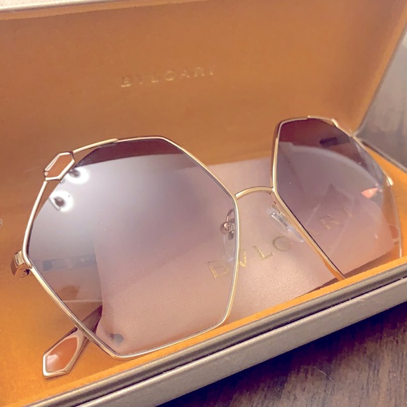 Bulgari Sunglasses - pink and gold - Picture 2 of 7